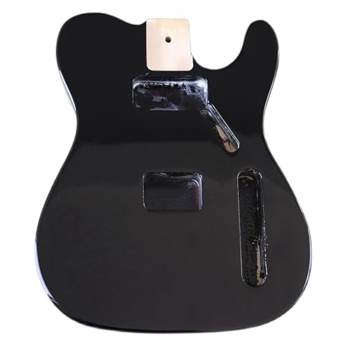 Für TL E-Gitarre Körper Modifizierte Gitarre Schwarz DIY Performance Professionelle E-Gitarre Barrel Schwarzer Körper