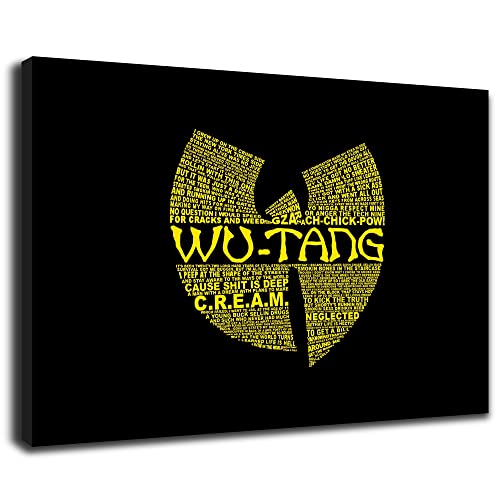 Artis Prints Leinwandbild Wu-Tang Clan, Old School Hip-Hop, Rap, Klein bis XXL, Inneneinrichtung - Wohnzimmer - Wohnung, Dekoration