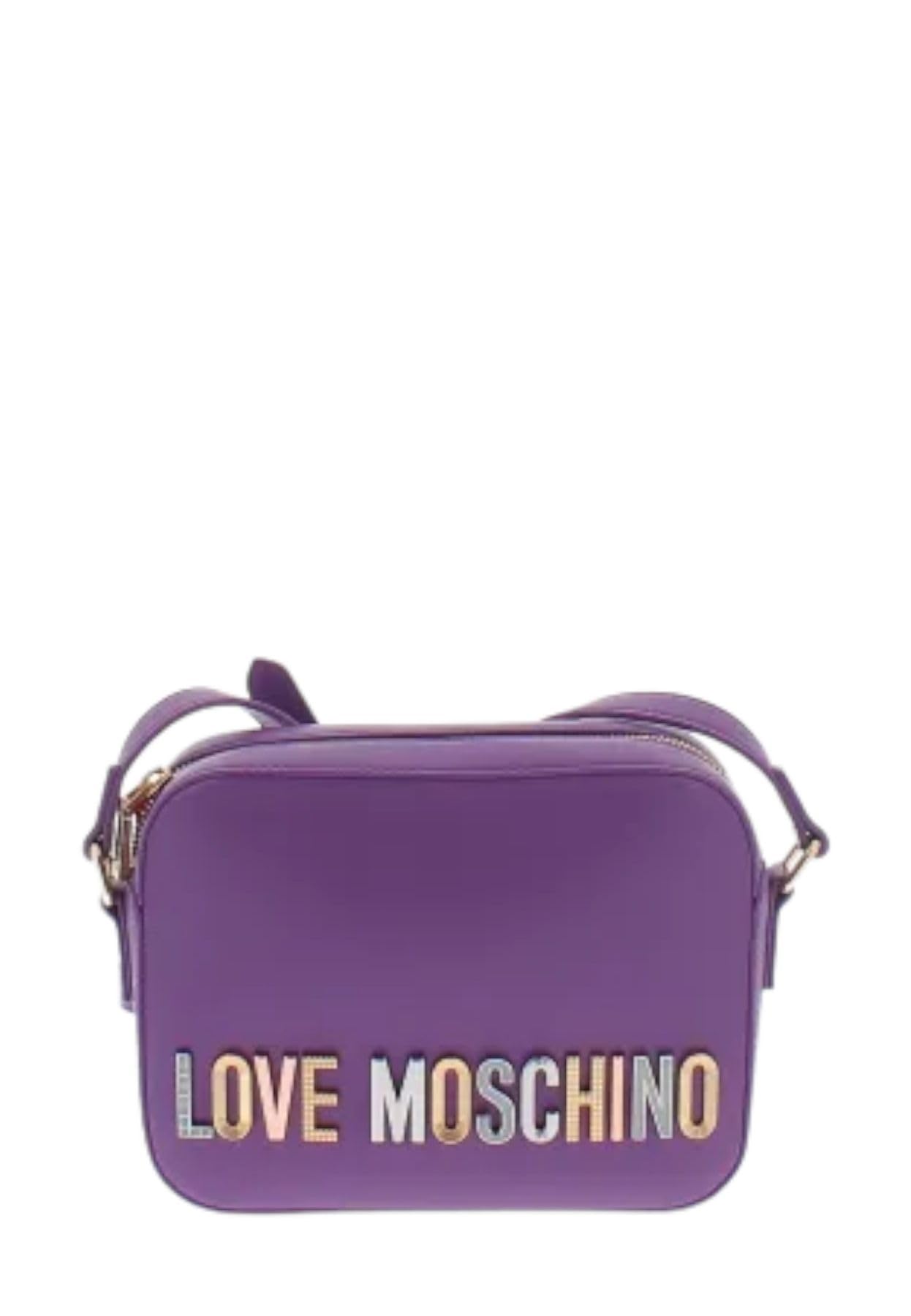 Love Moschino Umhängetasche für Damen, Marke, Modell JC4304PP0IKN0, aus Polyurethan., violett, Einheitsgröße