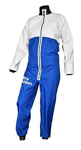 Dry Fashion Unisex Trockenanzug SUP-Advance Segelanzug wasserdicht, Farbe:weiß/blau, Größe:XL