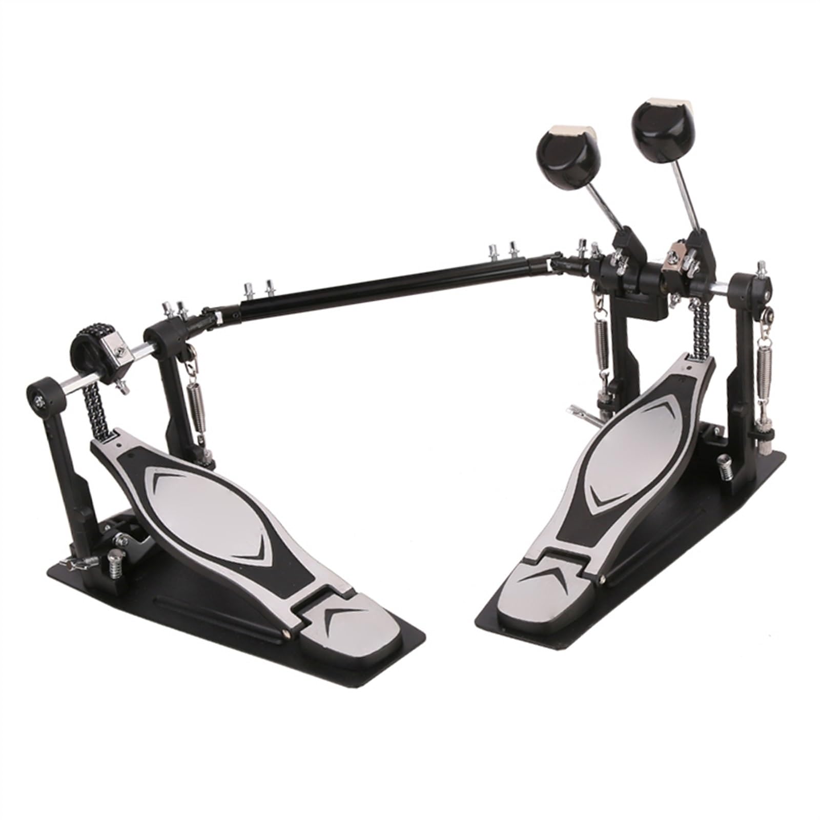 Schlagzeug pedal Elektronisches Schlagzeug-Set, Doppelpedal, Hammer, Professionelles Schlagzeug-Fußpedal, Doppelketten-Nocken-Kick-Drums-Zubehör