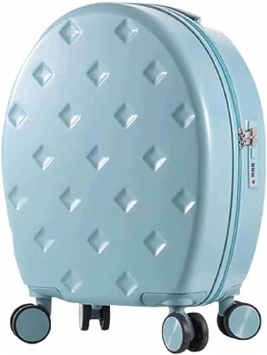 RUVOO Koffer Trolley Reisekoffer Gepäck mit Spinnerrädern, Leichter rollender Kabinenkoffer für Flugzeugreisen Koffer Gepäck Rollkoffer (Color : F, Size : 18 inch)