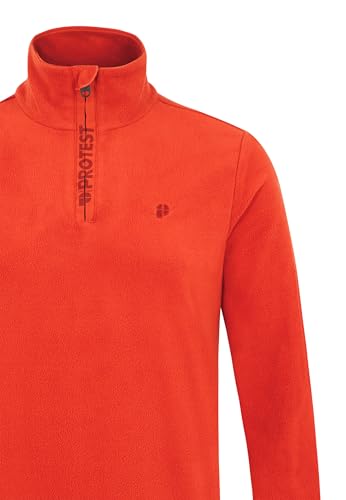 Protest Men 1/4-Reißverschluss Perfecto Burnt Orange XXL