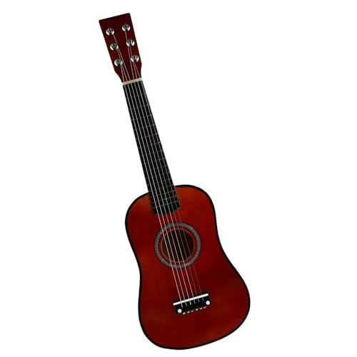 23-Zoll-Übungs-Akustikgitarre Für Anfänger, 6 Saiten, Traditioneller Stil, Kleine Ukelele-Gitarre Aus Holz Ukulele Einsteiger Kit (Color : 01)