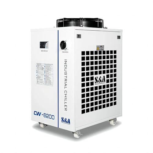 S&A EU Stock CW-6200AN Industrial water chiller Industrieller Wasserkühler für Co2 Metall RF Laserrohr, Co2 Glaslaserrohr, CNC-Spindel, Halbleiter, Solid-State, Faserlasergravierer