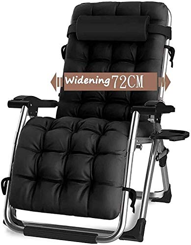 UOSIQOTE Leichter, übergroßer Zero Gravity Patio Lounger Chair Klappbare Sonnenliegen