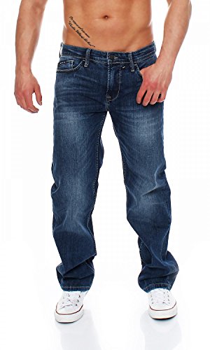 Big Seven Morris Sapphire Blue Comfort Fit Herren Jeans, Hosengröße:W34/L32