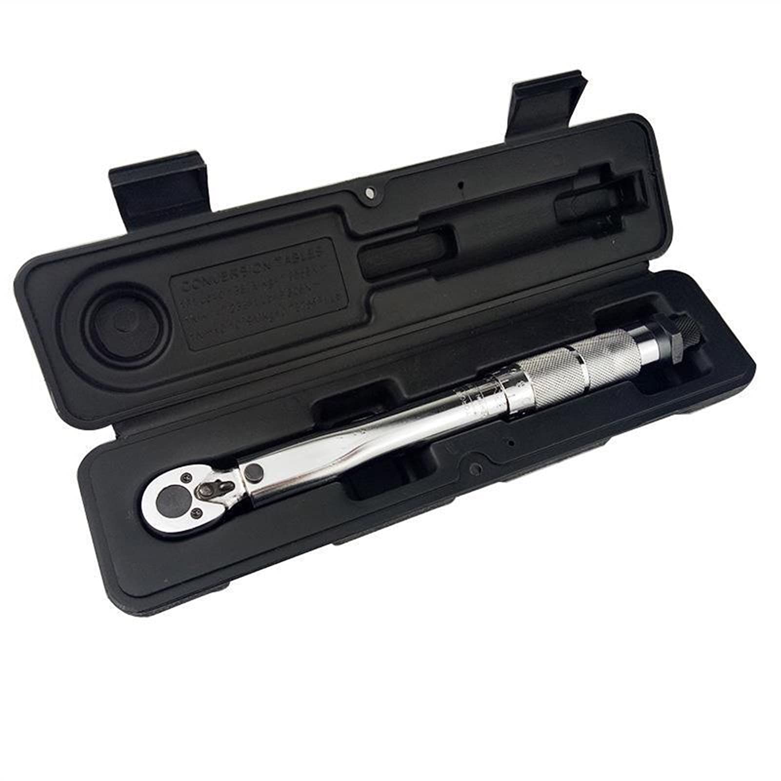 Drehmomentschlüssel,Torque Wrench 1/4 Zoll Laufwerk 45 ~ 220 In-LB Schraubenschlüssel Einstellbare Schraubenschlüssel Automobilwerkzeuge Ratsche Schraubenschlüssel for Fahrzeugfahrzeug Auto Ersatzteil