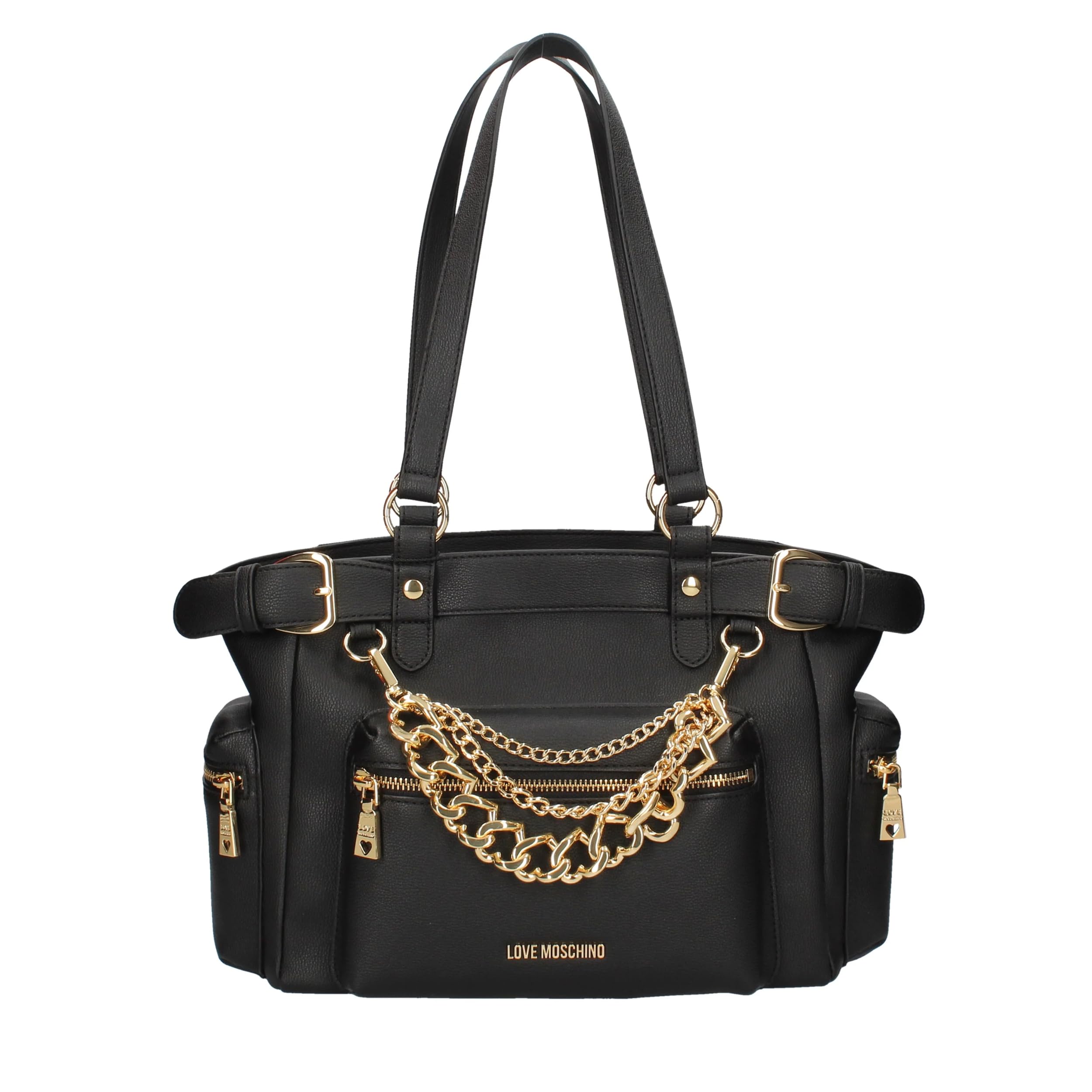 Love Moschino Damen Jc4287pp0gkt000 Handtasche, Schwarz