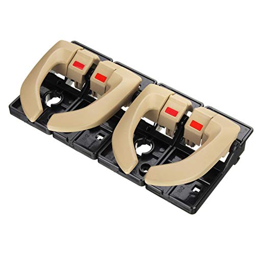 DOFABI 4-teiliges Auto-Innentürgriff-Ersatzset for Links und rechts, for Hyundai, for Tucson 2005-2009, Autozubehör 82620-2Z02 Türgriff(Beige)