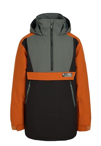 Protest Jungen Anorak PRTISAACT JR 10K Wasserdicht Und Atmungsaktiv PFC-Frei Huntergreen 164