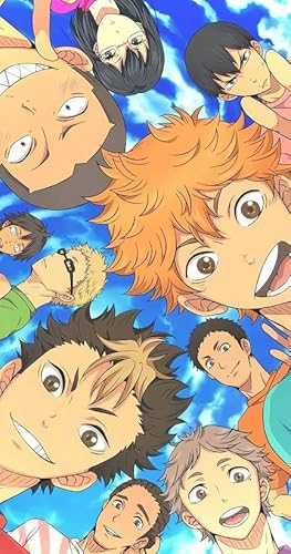 HfmQuisutron Jigsaw Puzzle 1000 Teile Sport Haikyuu!!! Anime Holzspielzeug Für Erwachsene Und Kinder Stressabbau Spiel Xd27Zw