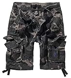 Brandit Pure Vintage Shorts, Darkcamo 7XL