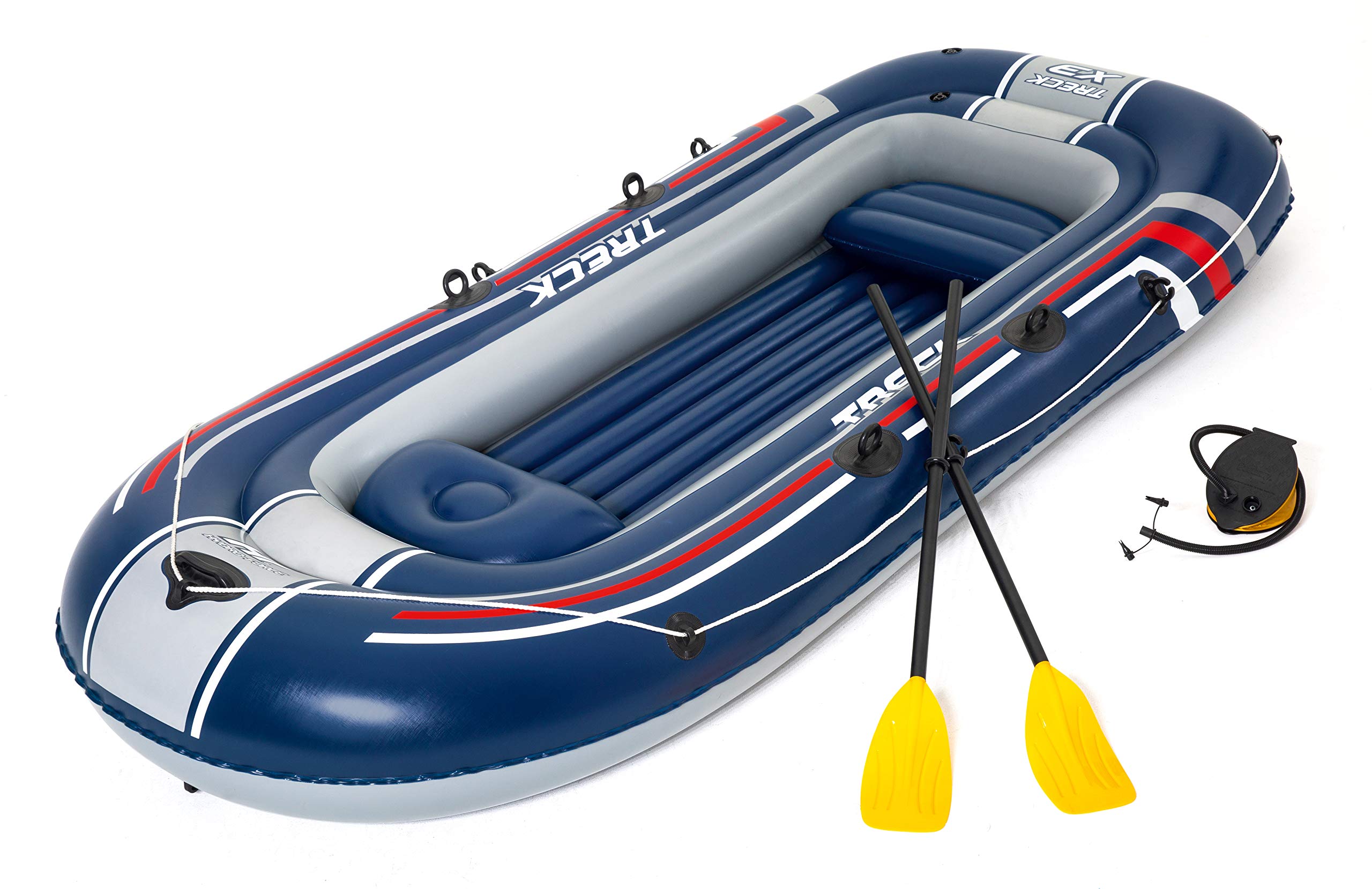 Bestway Hydro-Force Schlauchboot-Set „Treck X 3“ für 3 Personen + 1 Kind 307 x 126 x 39 cm