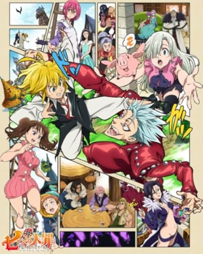 Hfmquisutron Jigsaw Puzzle 1000 Teile Abenteuer Animation Charakter Meliodas Poster Aus Holz Geeignet Für Die Familie Zu Spielen Zusammen Rg168Sm