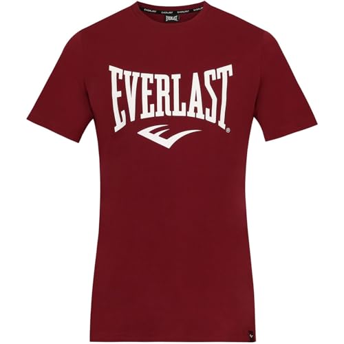 Everlast Herren T-Shirt Russel Sport Tshirt, weinrot, M