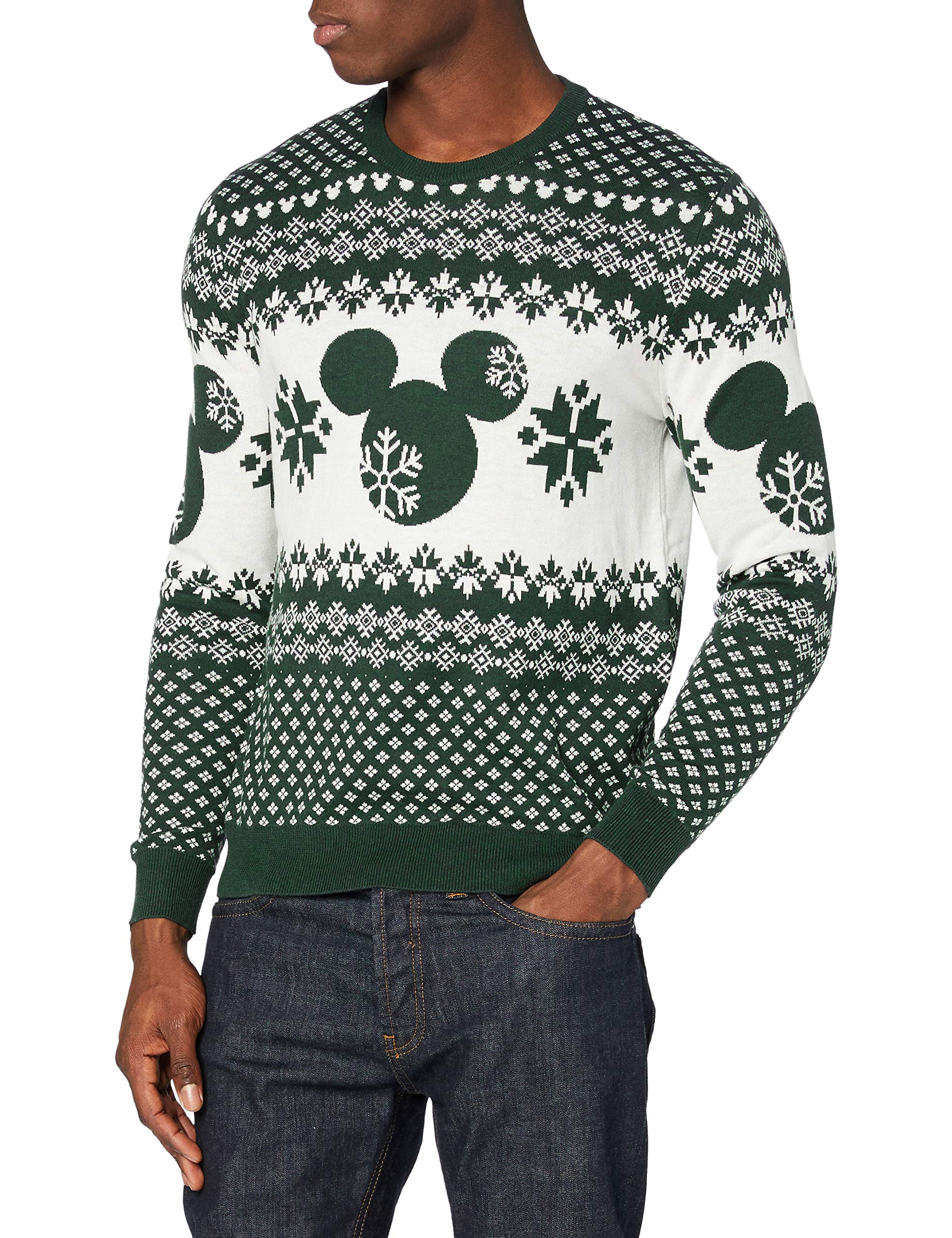 Cotton Division Herren Medmickpu001 Pullover, Vert, XX-Large