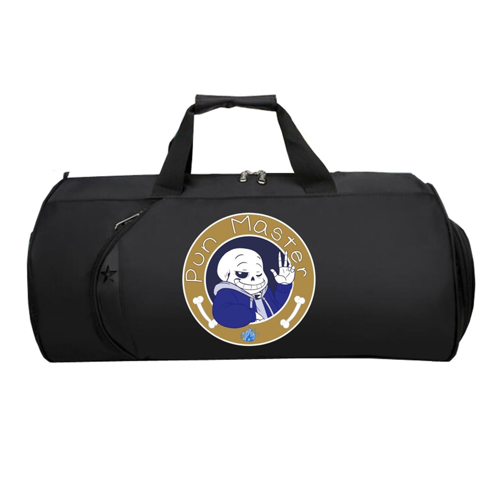 Kleine Reisetasche Anime, Groß Wasserdicht Sporttasche, Weekender HandgepäCk Koffer füR Herren Und Damen Flugzeug(Black 1)