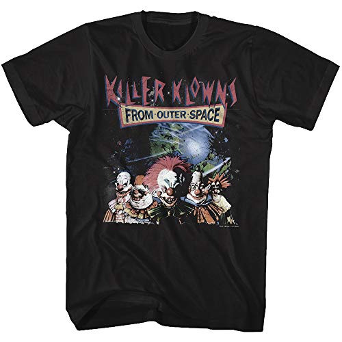 Killer Klowns from Outer Space 1988 Fantasy Movie Klowns in Space Erwachsenen-T-Shirt, schwarz, Groß