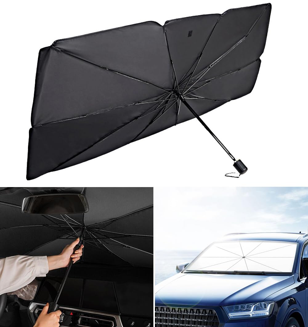 Auto Frontscheiben Sonnenschutz für Citroen SpaceTourer, Windschutzscheiben-Sonnenblende, UV-Schutz, Wärmedämmung, Schutzabdeckung, Sunshades, Zubehör,145cm×79cm×130cm