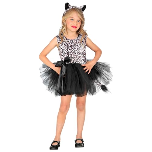 "LEOPARD" (tutu dress, headpiece) - (110 cm / 3-4 Years)