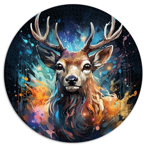 Game Gift Jigsaw cute deer glow Jigsaw Puzzles 1000 Piece for Adults 67.5x67.5cm Family Puzzles Gift Wall Decoration Unique Birthday and Xmas Gifts