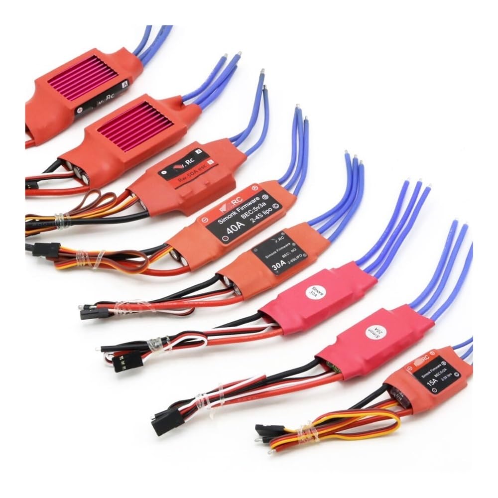 LSFWJP for Simonk 10A 12A 15A 20A 30A 40A 50A 70A 80A Firmware Elektronischer Geschwindigkeitsregler ESC for RC Multicopter Hubschrauber (Color : SimonK 30A 4S)