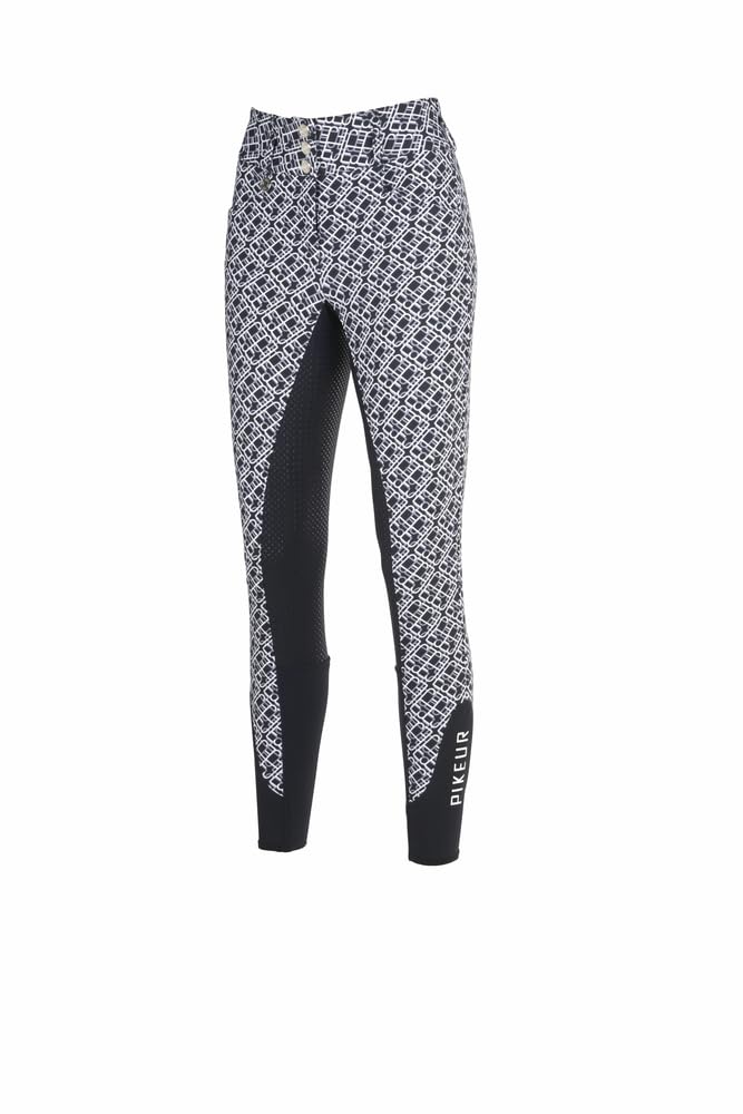 PIKEUR Damen Ganzbesatz Reithose CANDELA GRIP PRINT Sportswear Collection 2023