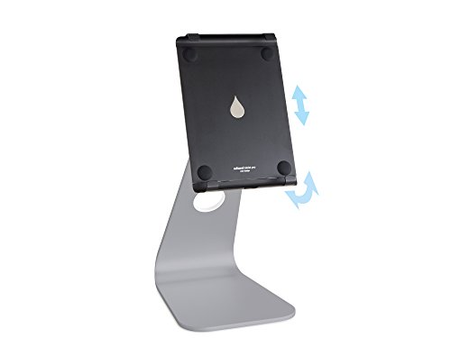 Rain Design mStand Tabletpro 9.7" (iPad Pro/Air), Space Gray (10058) horizontale und vertikale Ständer für iPad Air et Tablett 9.7 Inch Space Grau