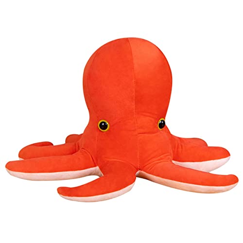 DANAIM Realistisches Oktopus-Plüschtier, 40,6 cm, Niedliches Oktopus-Stofftierkissen, Simulation Von Tiefsee-Kriechtieren, Kraken, Plüschspielzeug, Geburtstag for Kinder(Red,30cm)