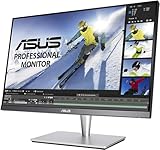 ASUS ProArt PA24AC - 24.1 Zoll WUXGA Professioneller Monitor - 16:10 IPS, 1920x1200 - ergonomisch, Pivot, hohe Farbtreue, Rahmenlos, DisplayHDR 400 - DisplayPort, HDMI, 60W USB-C, USB-Hub, Grau