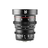 Meike 50mm T2.2 Mini Fixed Prime Manual Focus Wide-Angle Cinema Lens for M43 Micro Four Thirds MFT Mount Cameras BMPCC 4K Z CAM E1 E2 E2C