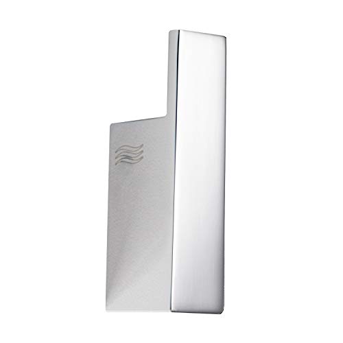 INDA A1520ACR Divo Wandgarderobe aus Messing, verchromt, 3 x 2 x 8 cm