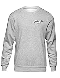 John Doe I Sweater JD Lettering I Sweatshirt I Pullover I Lifestyle I Herren I grau I I Größe 3XL