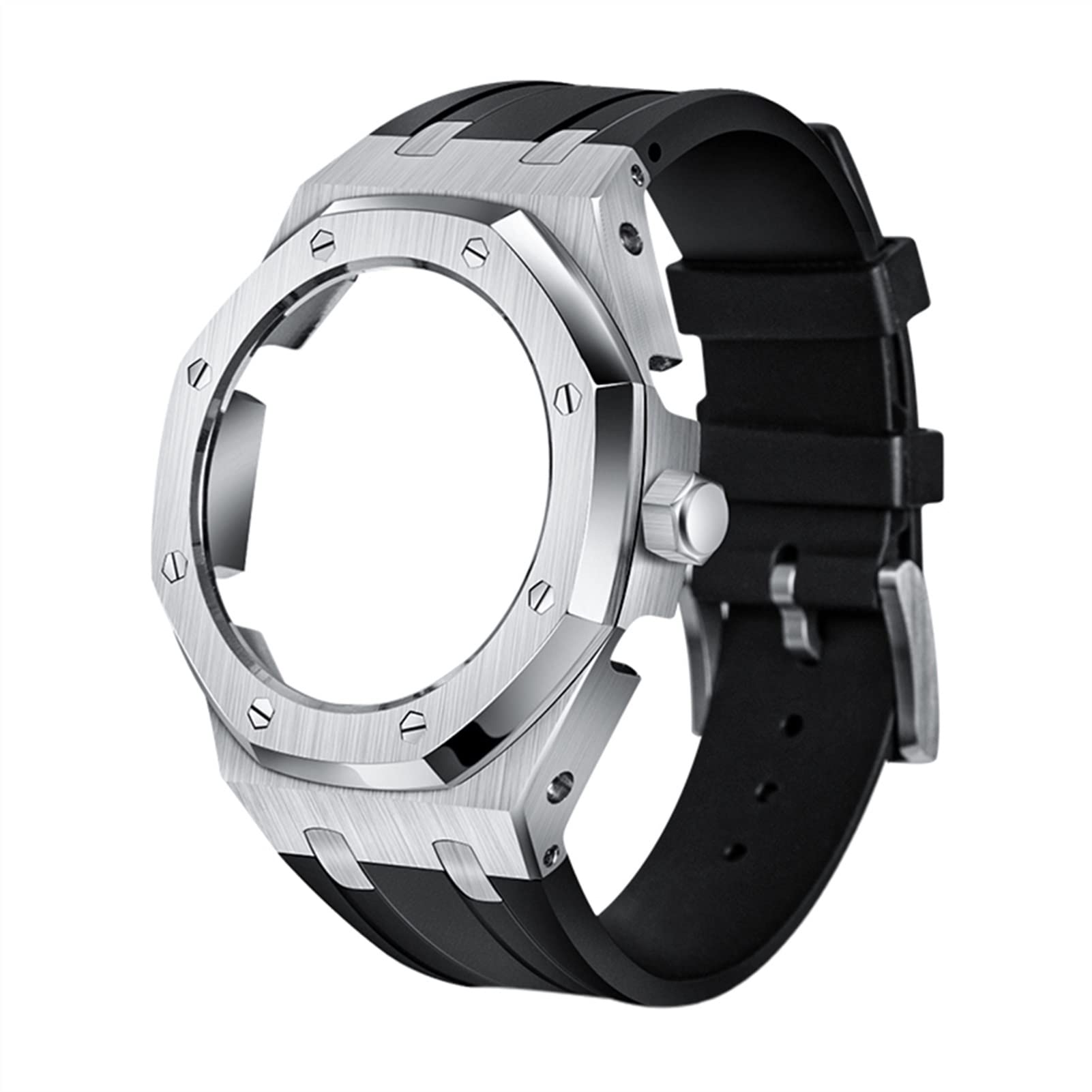 IOTUP 4. GA2100 Uhrenarmband aus Metall, Ersatzzubehör für Herren GA2100/GA-2110, Einheitsgröße, Achat