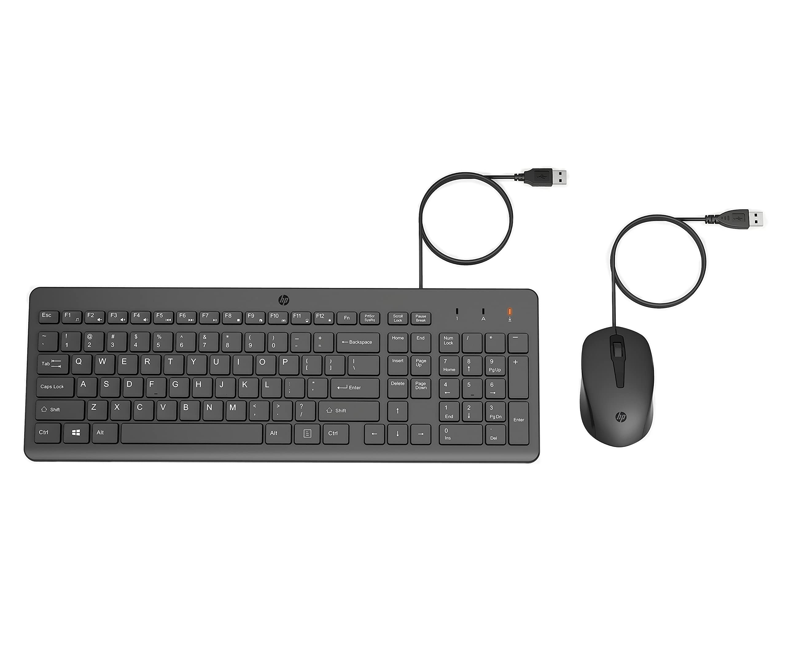 HP 150 Maus und Tastatur mit Kabel