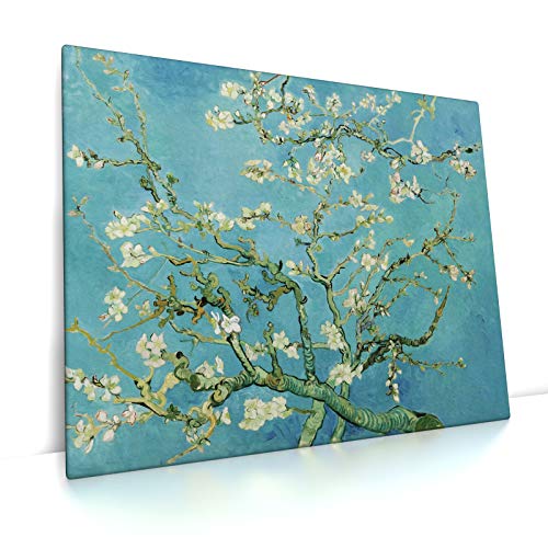 CanvasArts Mandelblüte - Vincent Van Gogh - Leinwandbild (90 x 70 cm, Leinwand auf Keilrahmen)