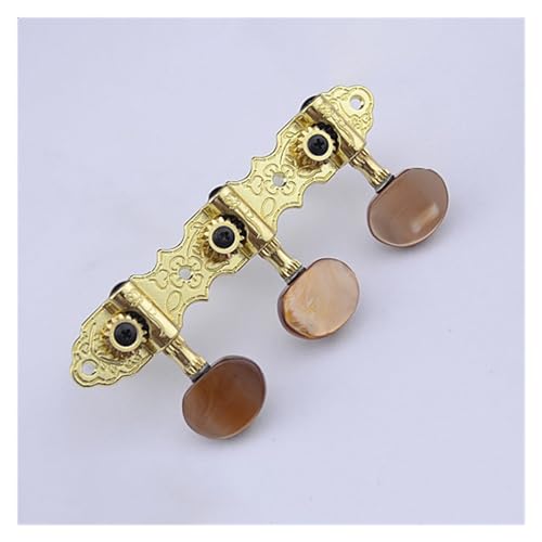 Strings Tuning Pegs Mechaniken Für Gitarre Stimmgeräte für klassische Gitarre, Stimmgeräte, Stimmgeräte, Kopfplatten-Mechaniken, goldene Metallteile