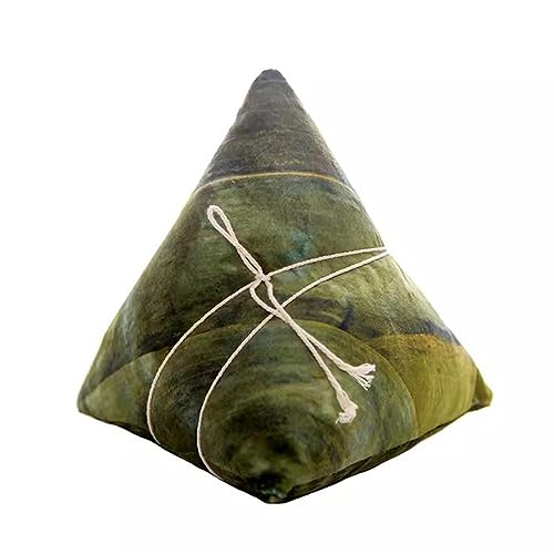 China Dragon Boat Festival Reisknödel Kissen Zongzi Puppe Lustiges Essen Plüschtier Umarmungskissen Umarmungsspielzeug Puppen Geschenke for Kinder Geburtstag Weihnachten(45cm)