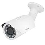 Westshine 5MP Sicherheits-AHD-Kamera 2,8 mm-12 mm Varifokallinsen-Bullet-Kamera TVI/CVI/AHD/CVBS, IR-Cut, 42 IR LEDs 130ft Nachtsicht-Innen- / Außenüberwachungskamera (Varifocal 5MP)