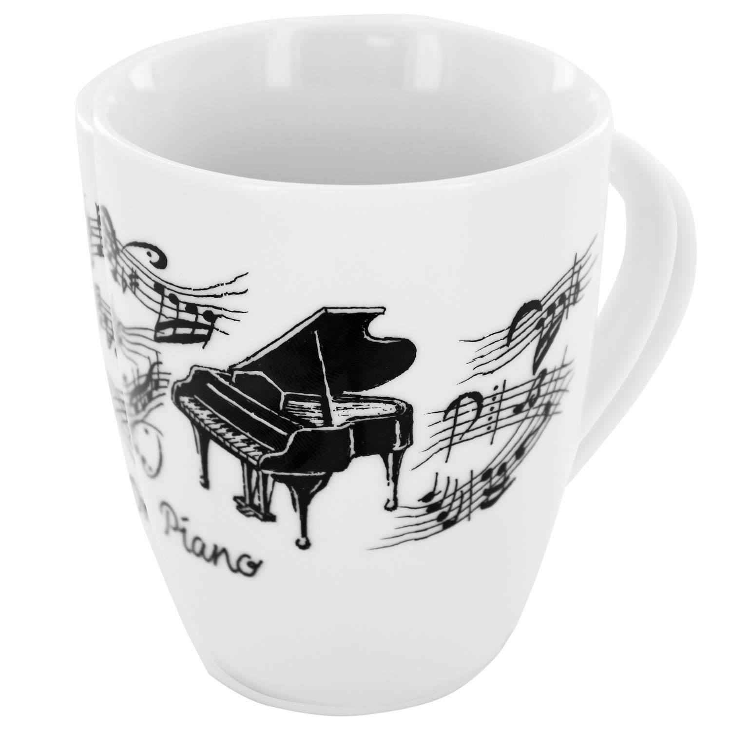 Tasse Flügel, Geschenk für Pianisten