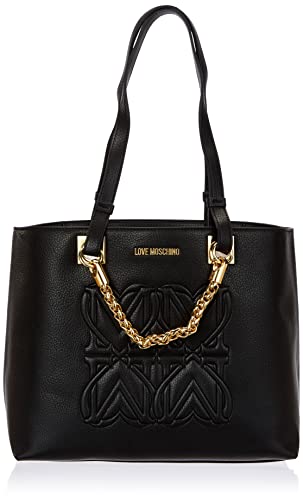 Love Moschino Damen Jc4332pp0fkc000 Umhängetasche, Schwarz, Einheitsgröße