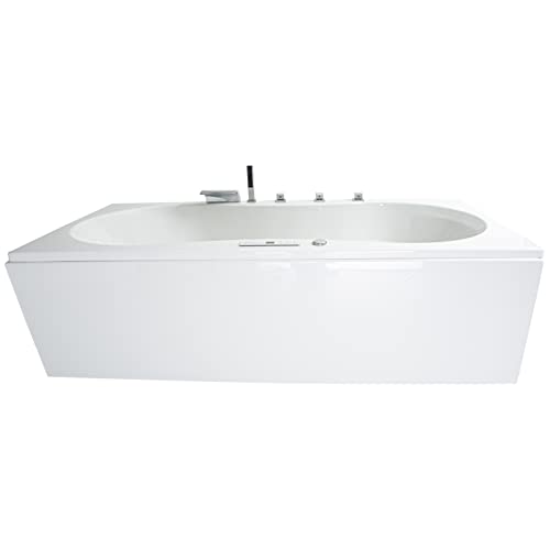 Basera® Indoor Whirlpool Badewanne Palma Premium 190 x 90 cm