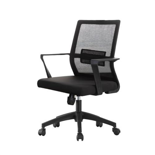 Zhaoj24-05 Bürostuhl Ergonomischer Mode Drehstuhl Büro Mesh Stuhl Lift Sitz Ergonomischer Stuhl Home Office Stuhl Personal Stuhl Schreibtischstuhl(Schwarz)