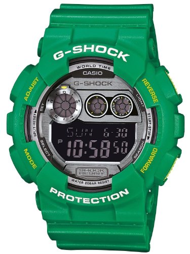 Casio Herren-Armbanduhr XL G-Shock Digital Quarz Resin GD-120TS-3ER