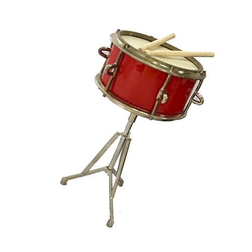 Ornamente für Musikinstrumente 9 Cm Miniatur-Snare-Drum-Modell, Mini-Musikinstrument, Ornamente Können Nicht Gespielt Werden (Size : 03)