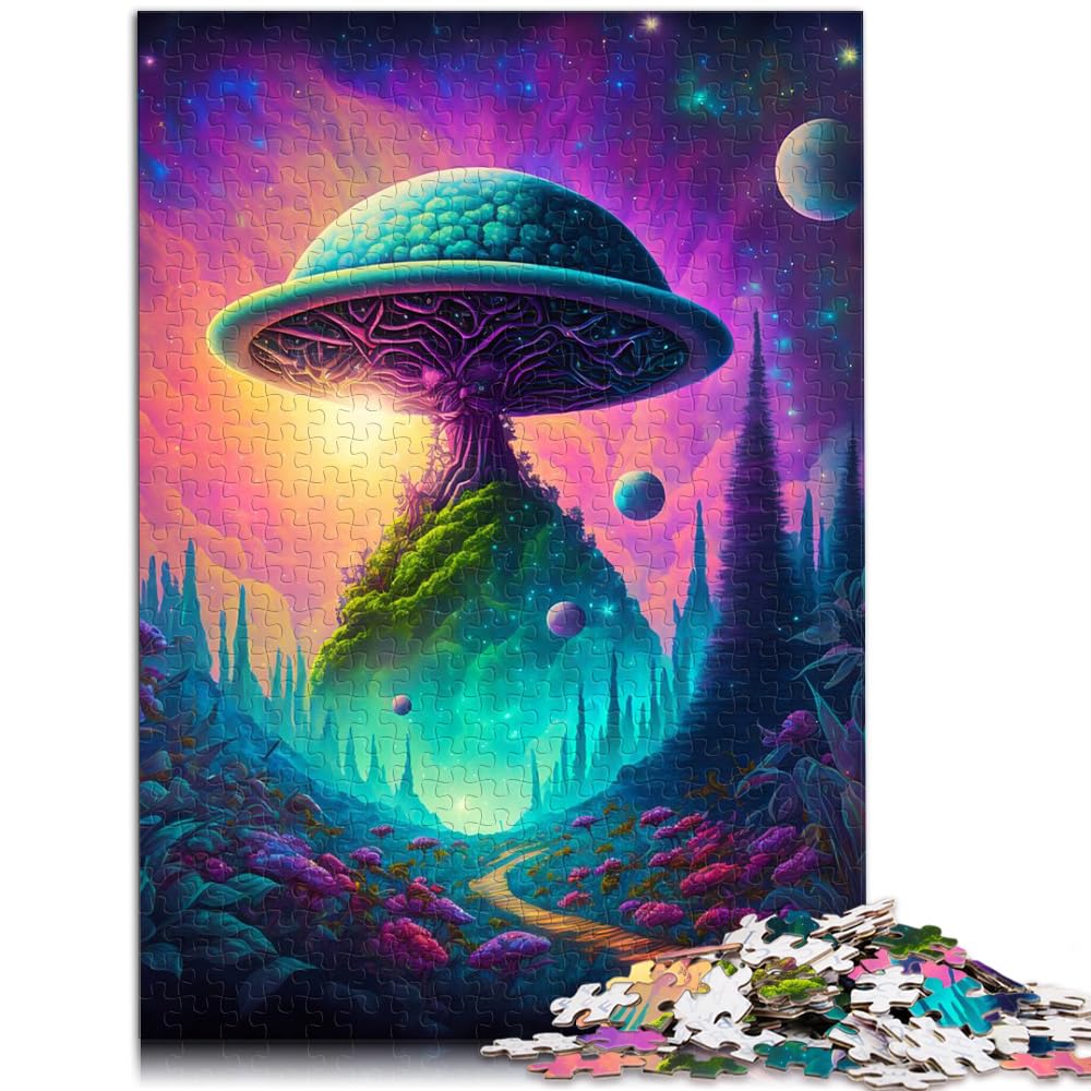 Puzzlespiel „Weed Planet“ 1000 Teile für Erwachsene, Geschenke für Erwachsene, anspruchsvolles, unterhaltsames Spiel für die ganze Familie, 1000 Teile (50 x 75 cm)