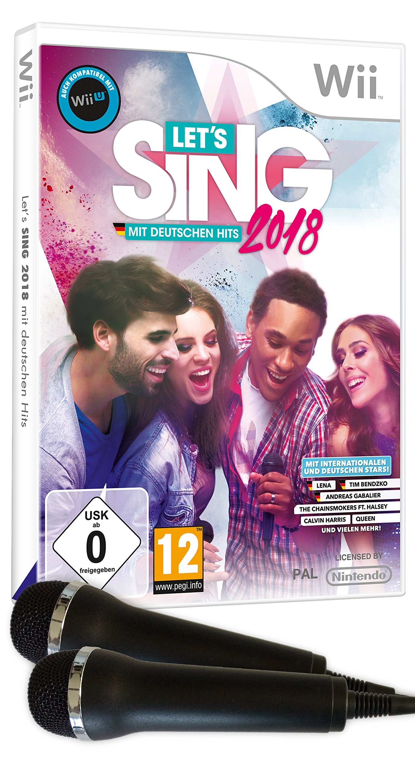 Let's Sing 2018 mit Deutschen Hits + 2 Mics [Wii + Wii U]