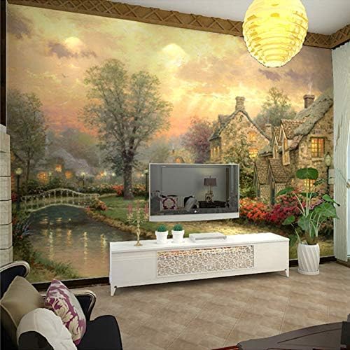 Vintage Beautiful Countryside Landscape 3D Tapeten Wanddekoration Fototapete Sofas Wohnzimmer Wandbild Schlafzimmer-430cm×300cm