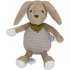 Spieluhr HAPPY HASE (18cm) in braun/gestreift